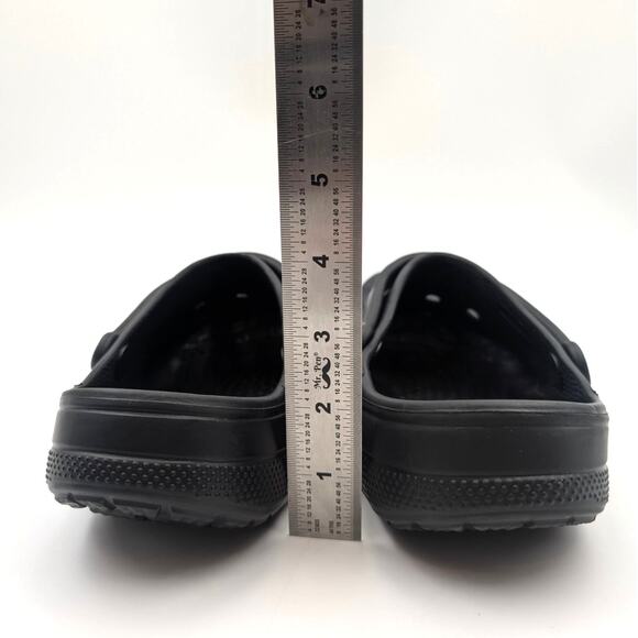 Crocs Baya Clog Classic Slip-On Shoes Closed Toe Black Kids' Size US13 EU31 - Picture 4 of 8